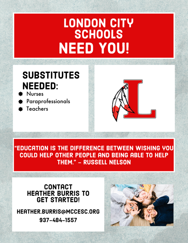 Substitutes Needed Flyer