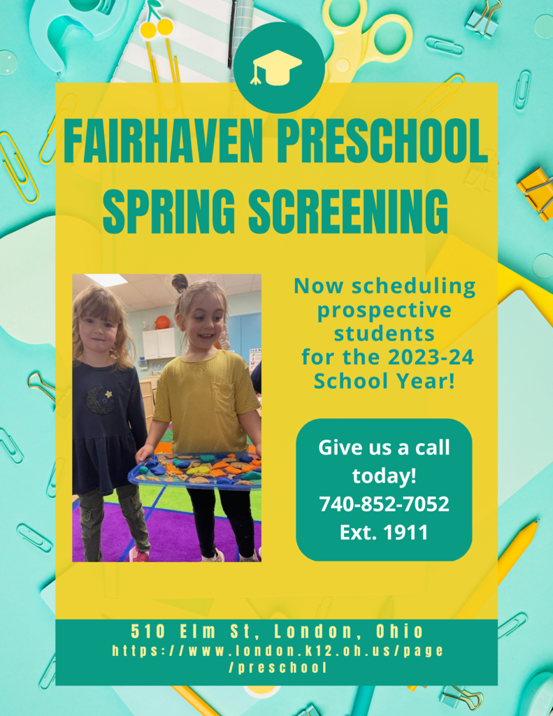 Fairhaven Preschool Spring Screening