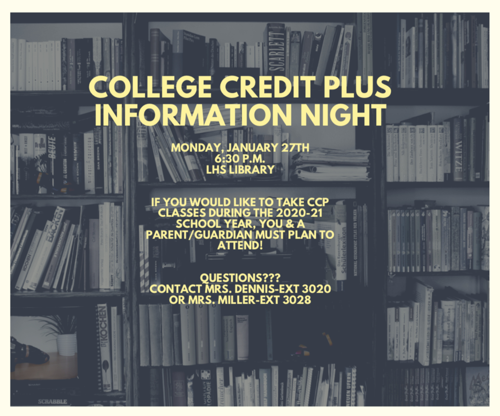 College Credit Plus Informational Night